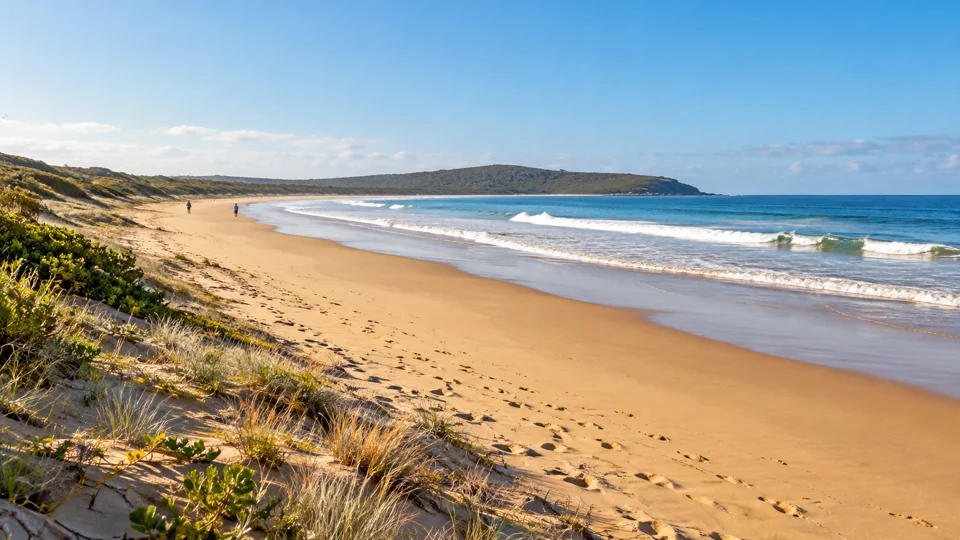 Agnes Water’s broad sandy beach