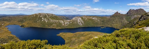 Dove Lake and Cradle Mountain from Marion’s Lookout