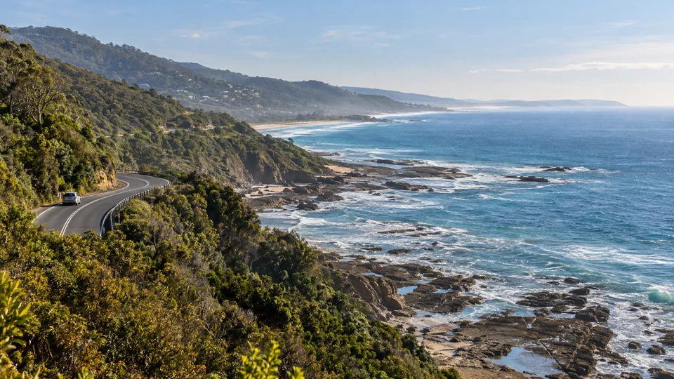 Victoria’s Great Ocean Road near Lorne.