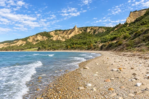 North Beach and the Sphinx on the Gallipoli Peninsula