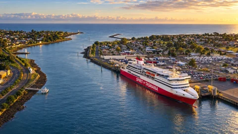 A Spirit of Tasmania ferry at Devonport