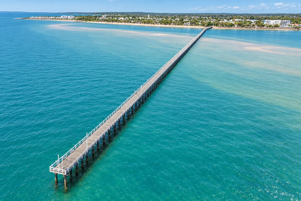Urangan Pier on Hervey Bay’s foreshore