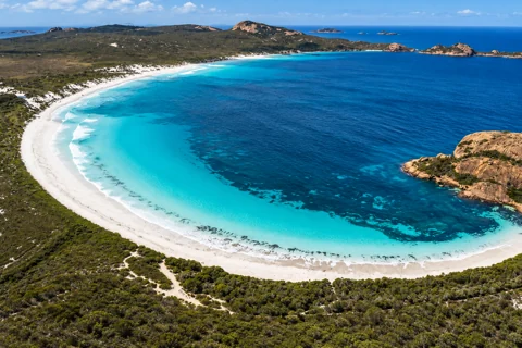 Lucky Bay in Cape Le Grand National Park near Esperance