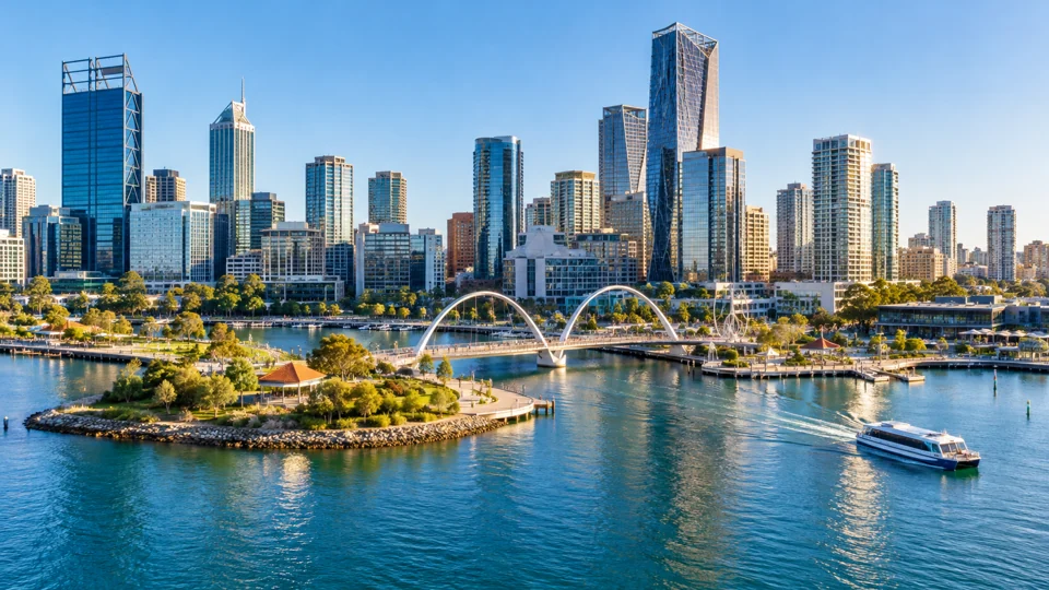 Elizabeth Quay in Perth