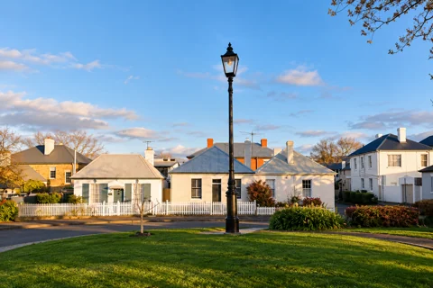 Arthur Circus in Hobart’s Battery Point neighbourhood