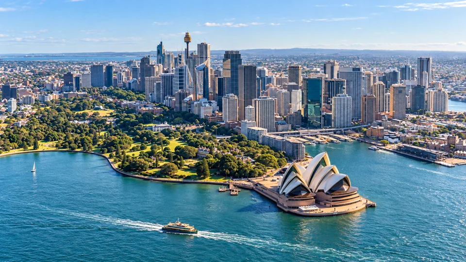 Sydney Harbour and the Opera House